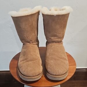 UGG Cream Shearling Boots